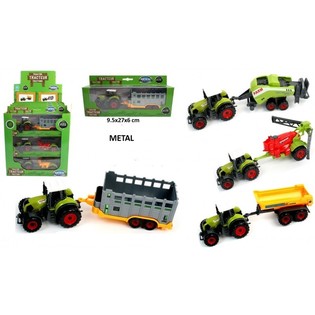 DIE CAST TRAKTER SET AM DISPLAY (12 St.)