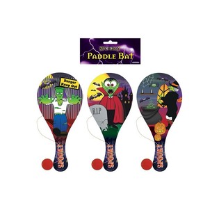 HALLOWEEN - PADDLE BAT BALL SPILL MAT ELASTIK (24 Stk.)