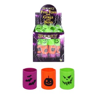 MINI HALLOWEEN SPIRALEN &Oslash;3 CM AN DISPLAY (72 Stk.)
