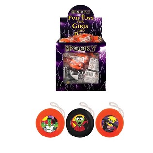 HALLOWEEN - JO-JO FIR ZE VERDEELEN Ø 3,8 CM AM DISPLAY (72 St.)