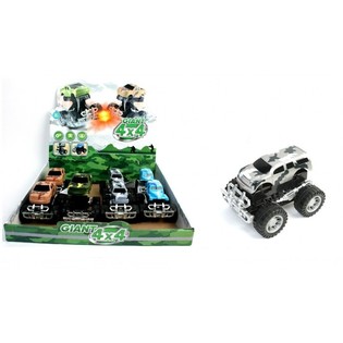 Grouss Monster Cars mat Reibung am Display (12 Stk.)