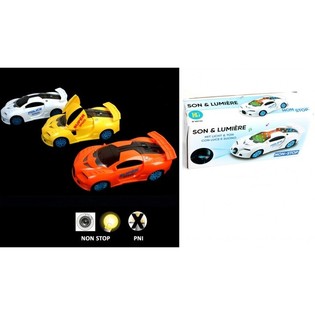 Bump & Go Policeauto mat Liicht an Toun (1 Stk.)