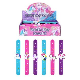Unicorn Schnapp-Armband (24 Stk)