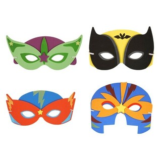 Mix Superhelden-Masken aus Foam (24 Stk.)