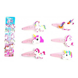 Unicorn Hoorklippen fir Kanner (12 Stk.)