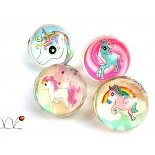 SPRANGB&Auml;LL UNICORN, 3 CM (48 Stk.)