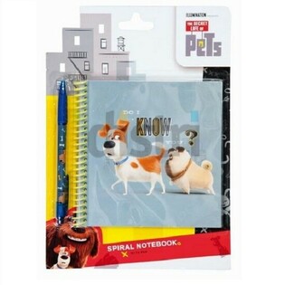 SECRET LIFE OF PETS &ndash; Notizbuch + St&euml;ft (12er-Set)