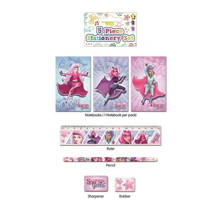 5-DEELEG SUPER GIRLS SCHREIFSET (24 Stck.)
