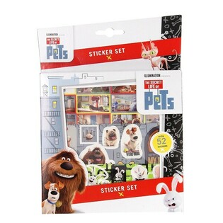 52-deelegen SECRET LIFE OF PETS Sticker-Set (12 Stk.)