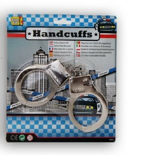 POLICE-HANDSCHELEN AUS METALL (12 Stk.)