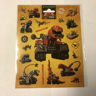 Grouss Dinotrux Stickerblieder, 20x16 cm (10 Stck.)