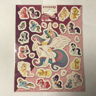 Grouss My Little Pony Sticker-B&eacute;ig, 20x16 cm (10 Stk.)