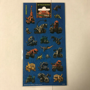 STICKEREN: DINOTRUX, Mooss 20 x 10 cm (10 Stk.)