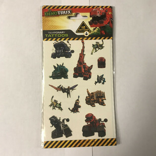 STICKER: DINOTRUX, Dim. 20 x 10 cm (10 Stk.)