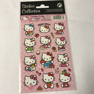 STICKEREN: HELLO KITTY, Dim. 20 x 10 cm (10 Stk.)