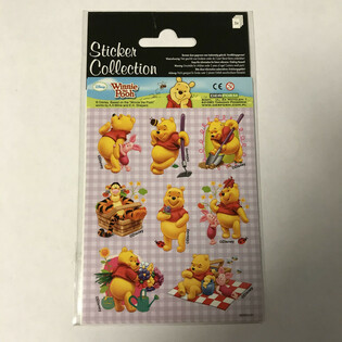 Stickersblat: Disney Winnie the Pooh, 16 x 9 cm (10 Stk.)