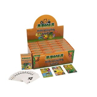 Mini Spillkaarten &ndash; Modell: Jungle an der Display (24 Stk.)