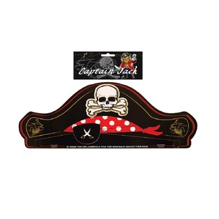 CAPTAIN JACK Piratenhutt (1 Sak vu 6 St&eacute;ck)