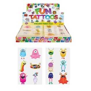 Fun Tattoos &ndash; Modell: Monsteren (96 Stk.)