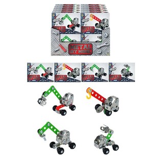 Bau d&auml;in eegene Metal-Bauauto - Am Display (24 Stk.)