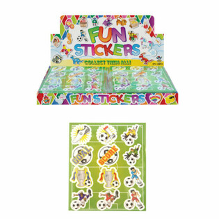FUN STICKEREN &ndash; MODELL: FOUSSBALL (120 Stck.)