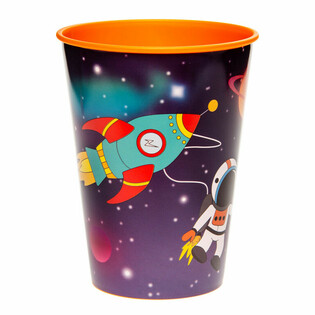 Dr&eacute;nkbecher / &Auml;isbecher Weltraum / Space - 260 ml (12 Stk.)