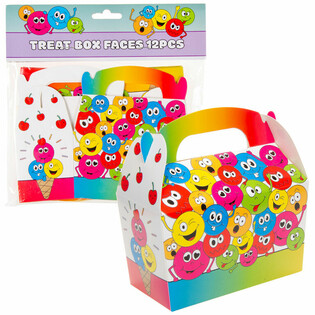 Kaddo- an Verdeelbox Smiley 12x12.5x6 Cm (12 Stk.)
