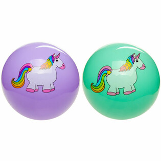 Unicorn / Eenhaarn Ball &Oslash; 23 cm (10 Stk.)