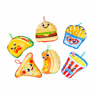 PL&Uuml;SCH MIX FAST FOOD SNACKS - 14 cm (24 Stk)