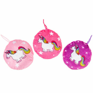 Pl&uuml;sch Unicorn / Eenhoorn - 10 cm (24 Stk.)