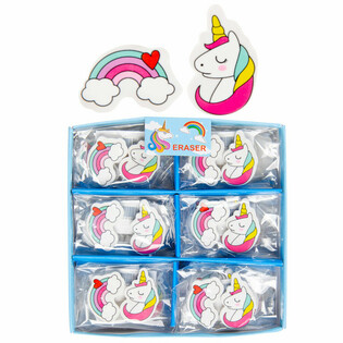 GOMM 2 St&eacute;ck UNICORN / REGENBOU AN DISPLAY (36 Stk.)