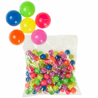 MIX STUITERB&Auml;LLER NEON FAARWEN &Oslash; 2,7 Cm (100 Stk.)