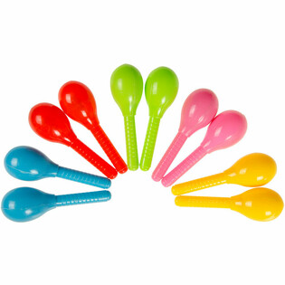 2-deelege Sambab&auml;ll Set Maracas (12 Stk.)