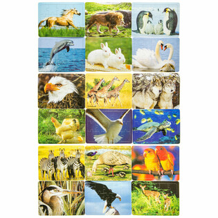 MIX Kleng D&eacute;ierepuzzelen (72 Stk.)