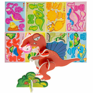 3D Dinosaurier Puzzelen (48 Stk.)