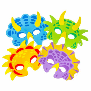 SCHAUM-MASKEN DINOSAURIER MIX (60 Stk.)