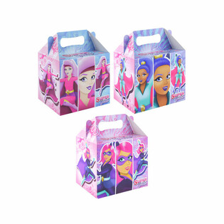 MENUBOX &ndash; SUPER GIRLS &ndash; 14 x 9,5 x 18 cm (24 Stk.)