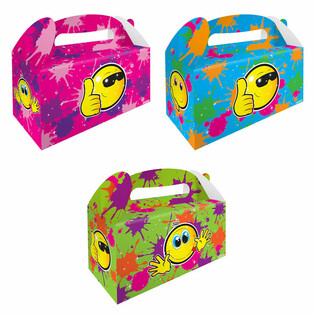 MENUBOX &ndash; SMILEY &ndash; 22.5 x 9.5 x 18 cm (12 Stk.)