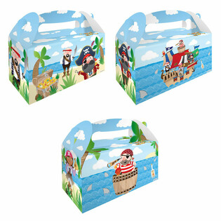 Menubox &ndash; Pirat &ndash; 22.5 x 9.5 x 18 cm (12 Stk.)