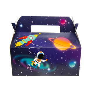 Men&uuml;sboxen Weltraum / Space - 22,5 x 12 x 9,5 cm (24 Stk.)