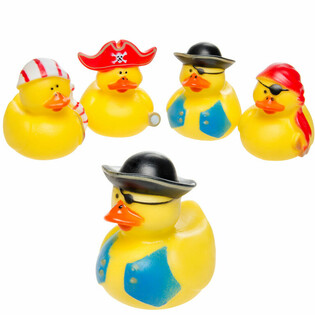 MIX BADEENTEN PIRAT - 5x5 cm (4 Stk.)