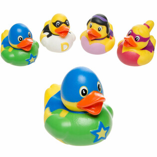 Mix Badeente Superhelden - 5x5 cm (4 St.)