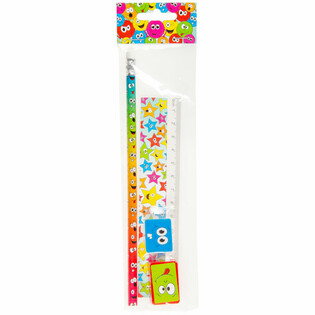 4-deeleger Smiley Zeecheset (24 Stk.)