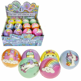 Anti-Stress-Ball - Unicorn / Eenhoorn (24 Stk.)