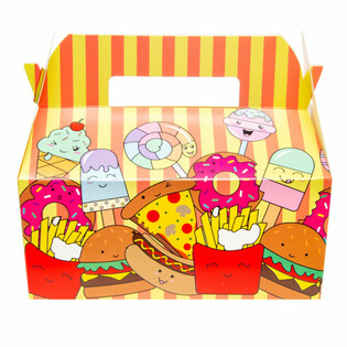 Fastfood Menuboxen - 22,5 x 12 x 9,5 cm (24 St&eacute;ck)