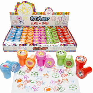 Stempels-Mix am Display (60 St&eacute;ck) - Spillsaachen Grousshandel