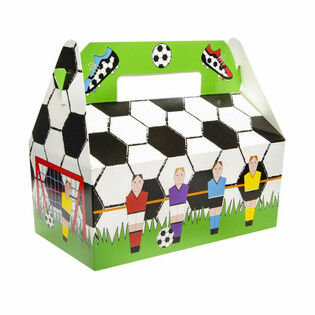 Fussball-Men&uuml;boxen - 22.5 x 12 x 9.5 cm (24 St&eacute;ck)