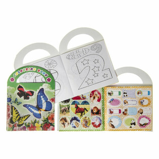 Kleng Mix Molbicher mat Stickeren (12 St&eacute;ck)