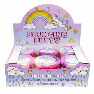 Unicorn Bouncing Putty - Display (12 St&eacute;ck)