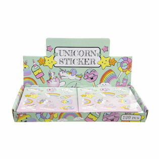 Unicorn Fun Sticker Display (120 St&eacute;ck)